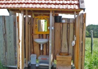 Vakantiehuis pipowagen met eigen sanitair